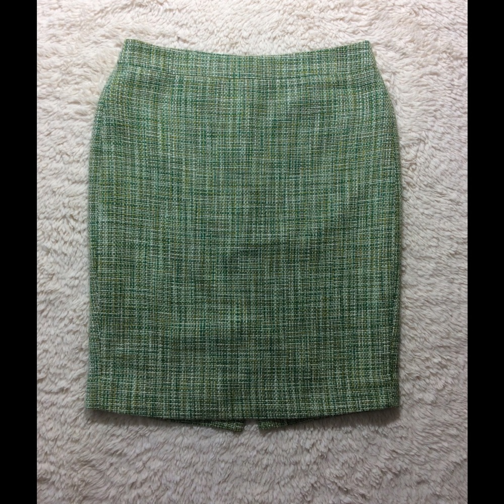 J. CREW TWEED PENCIL SKIRT